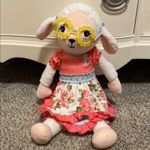 Floral Dress Lamb Plush Toy